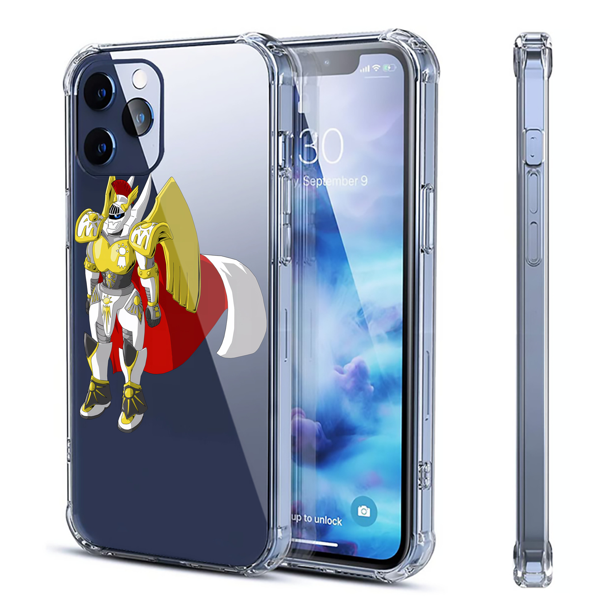 （画像用） Digimon デジタルモンスター/デジモン 【iPhone 12シリーズ対応】透明スマホケース（クリアソフトケース）